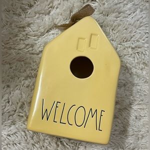 Rae Dunn Welcome birdhouse